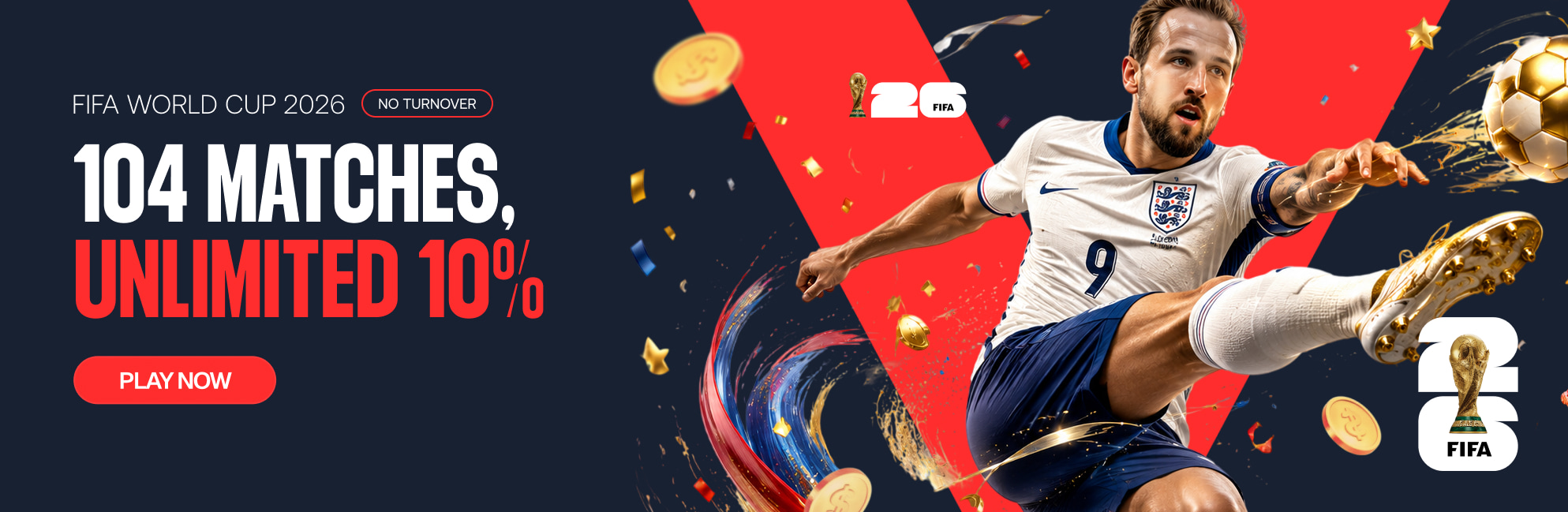 104 Matches, Unlimited 10%